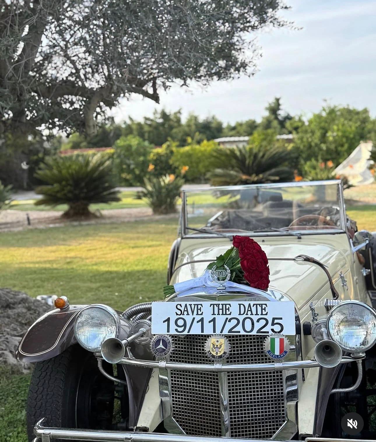 לוחית רישוי לצילומי חתונה